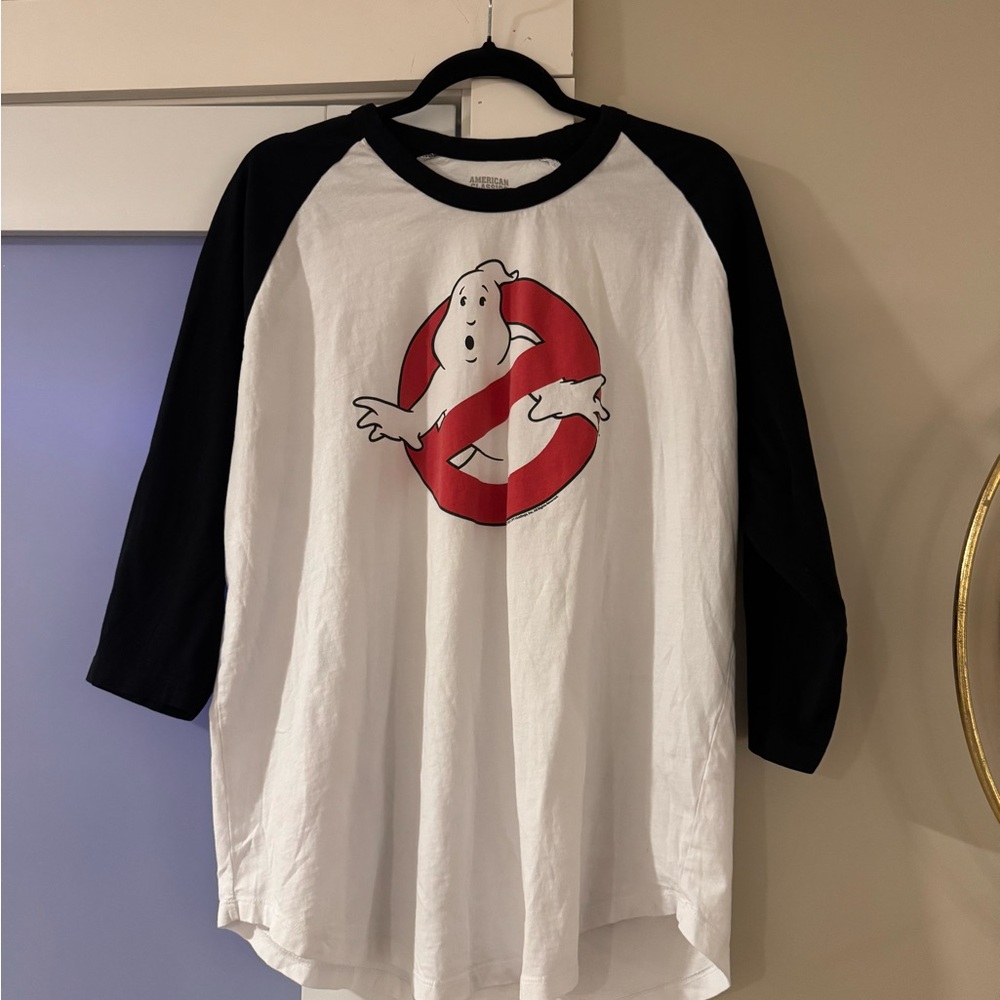 Ghostbusters Raglan Baseball T-Shirt - Picture 2 of 8